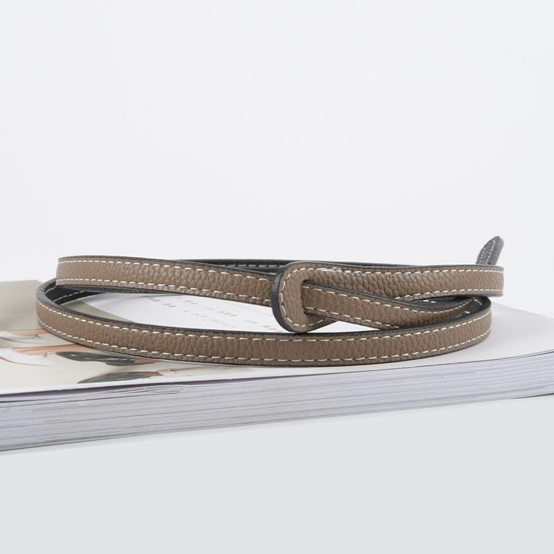 Genuine Leather Thin Belt Product Image