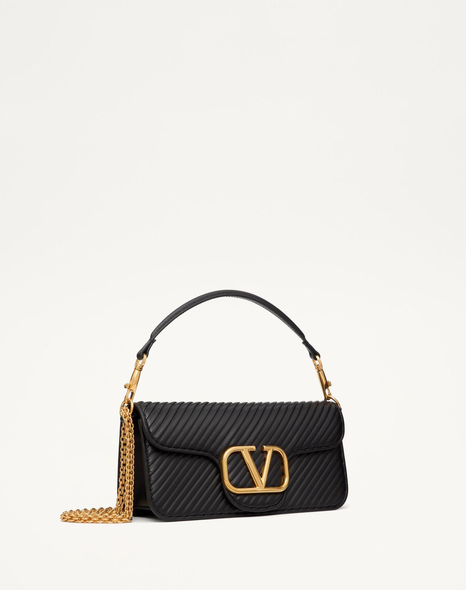 Valentino Garavani Locò Shoulder Bag In Pleated Nappa Product Image