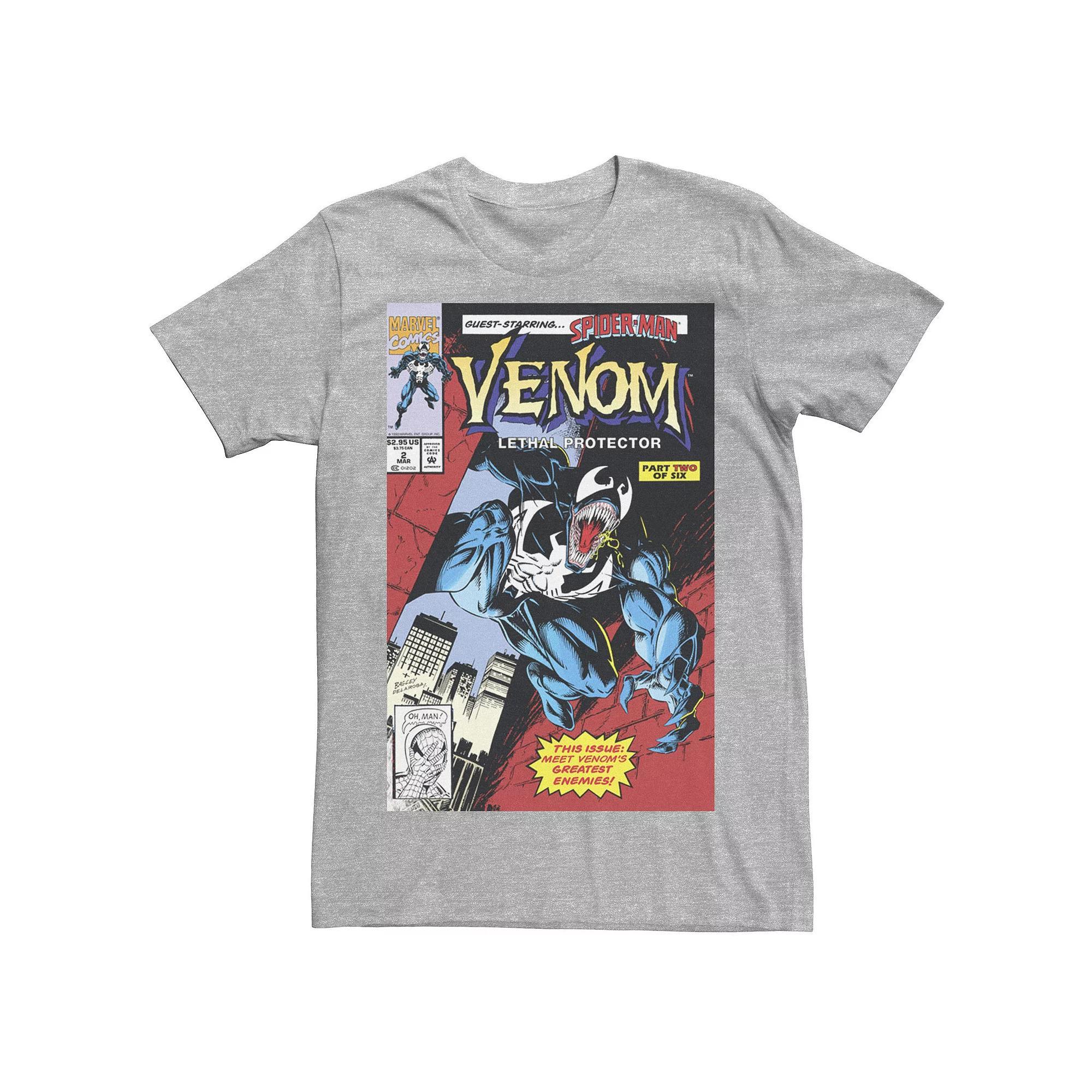 Men's Marvel Venom Lethal Protector Retro Comic Tee, Size: Medium, White Product Image