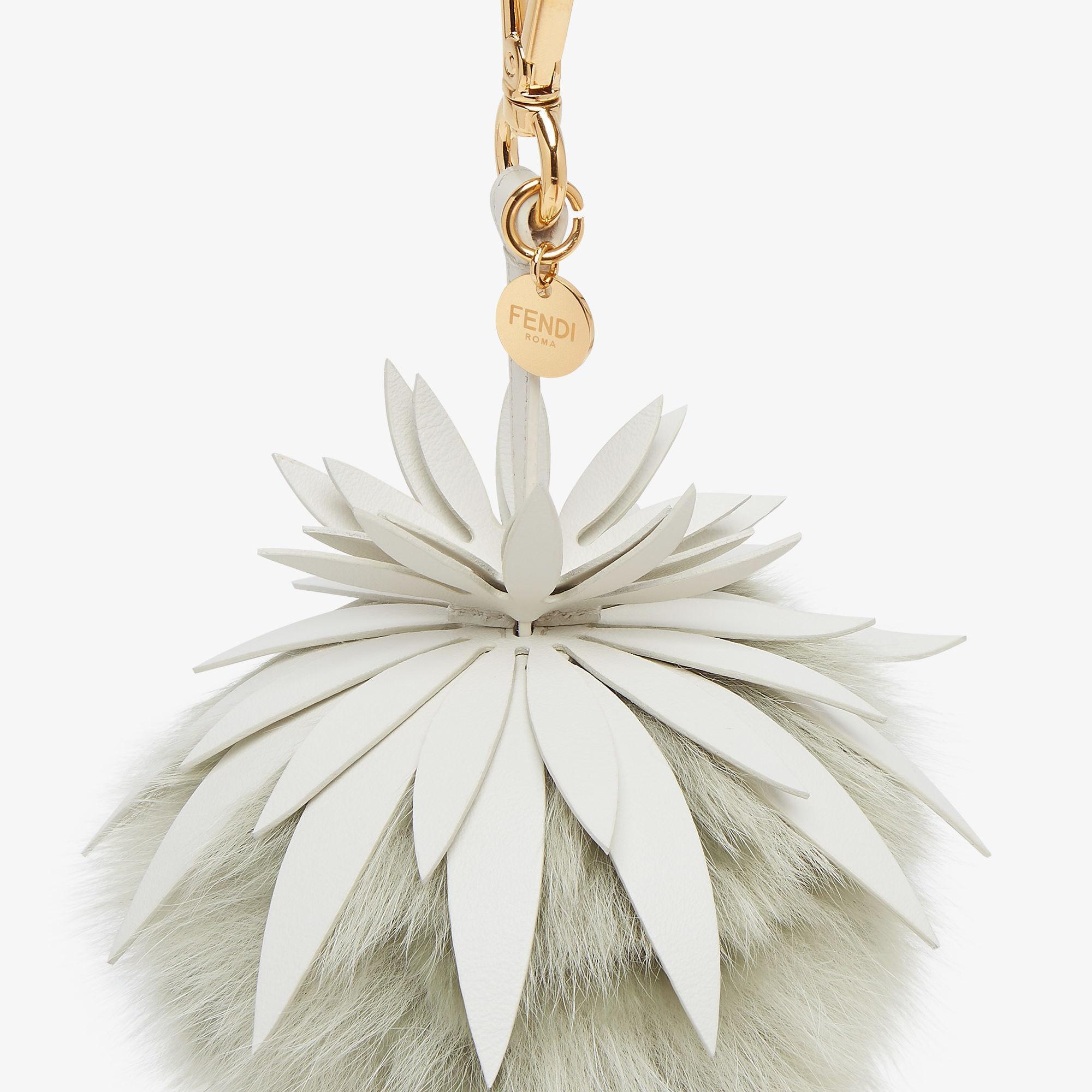 Fendi Pineapple CharmLight green fox and rabbit fur charm Product Image