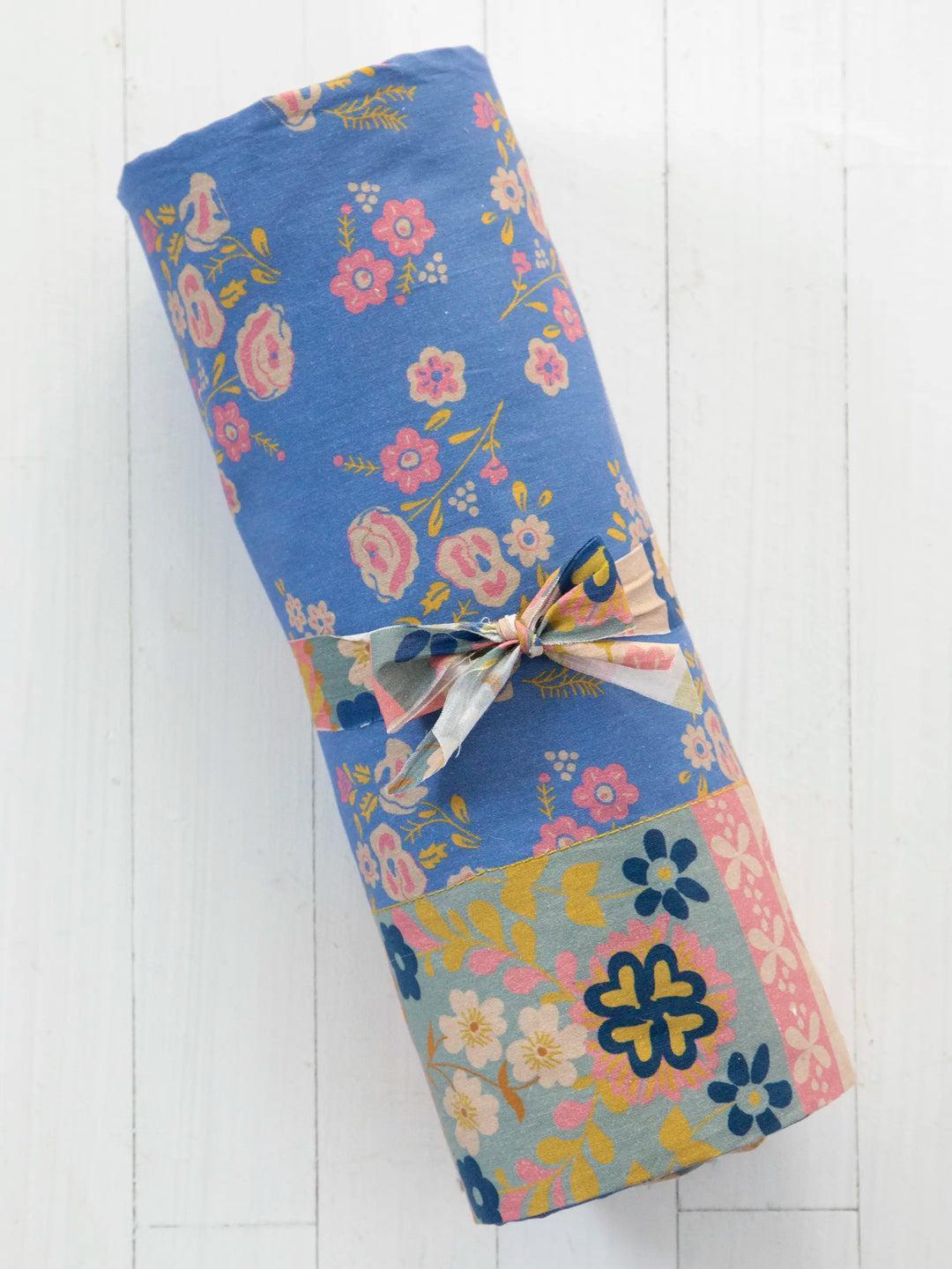 Sooo Soft Cotton Matching Sheet Set - Blue Borders Product Image