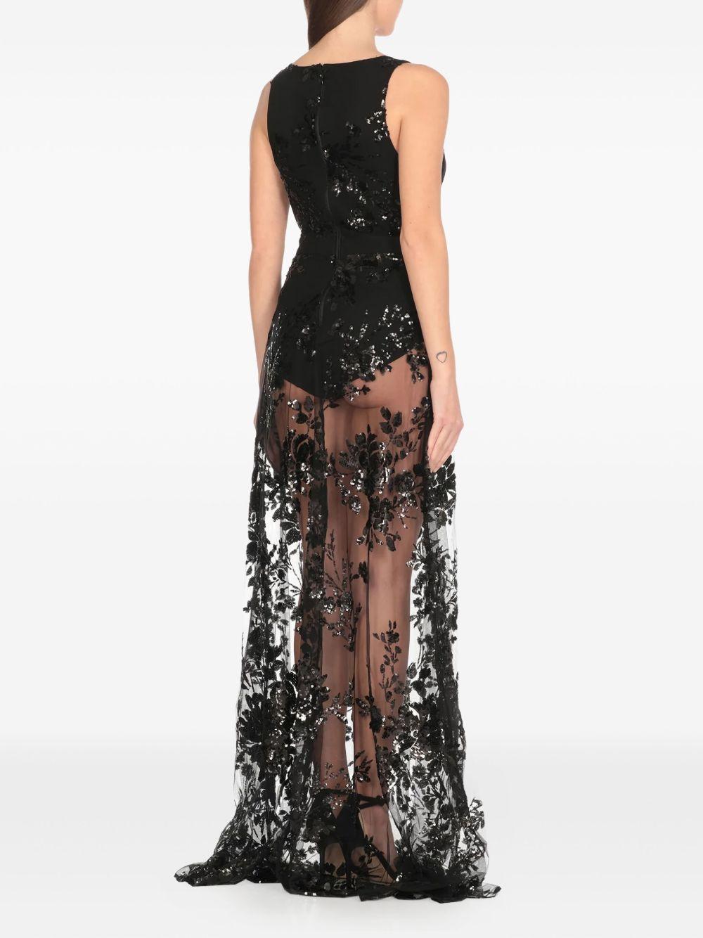 embroidered tulle dress Product Image