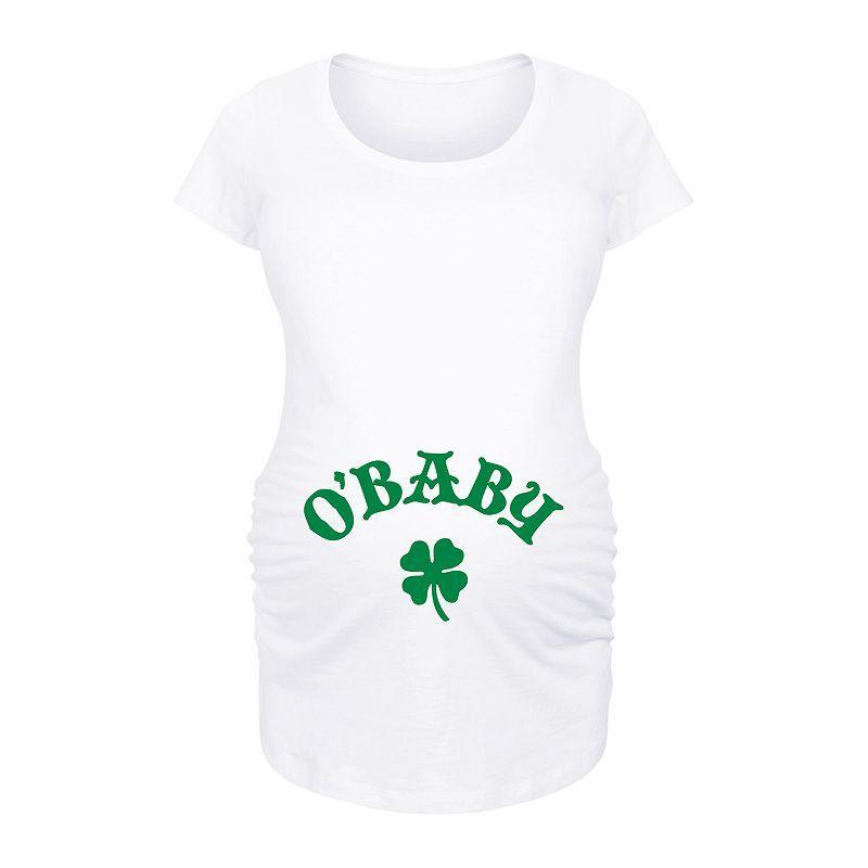 Maternity O Baby Graphic Tee, Womens Product Image