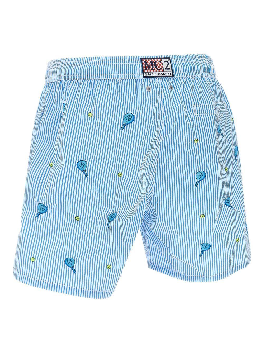 Gustavia striped swim shorts Product Image