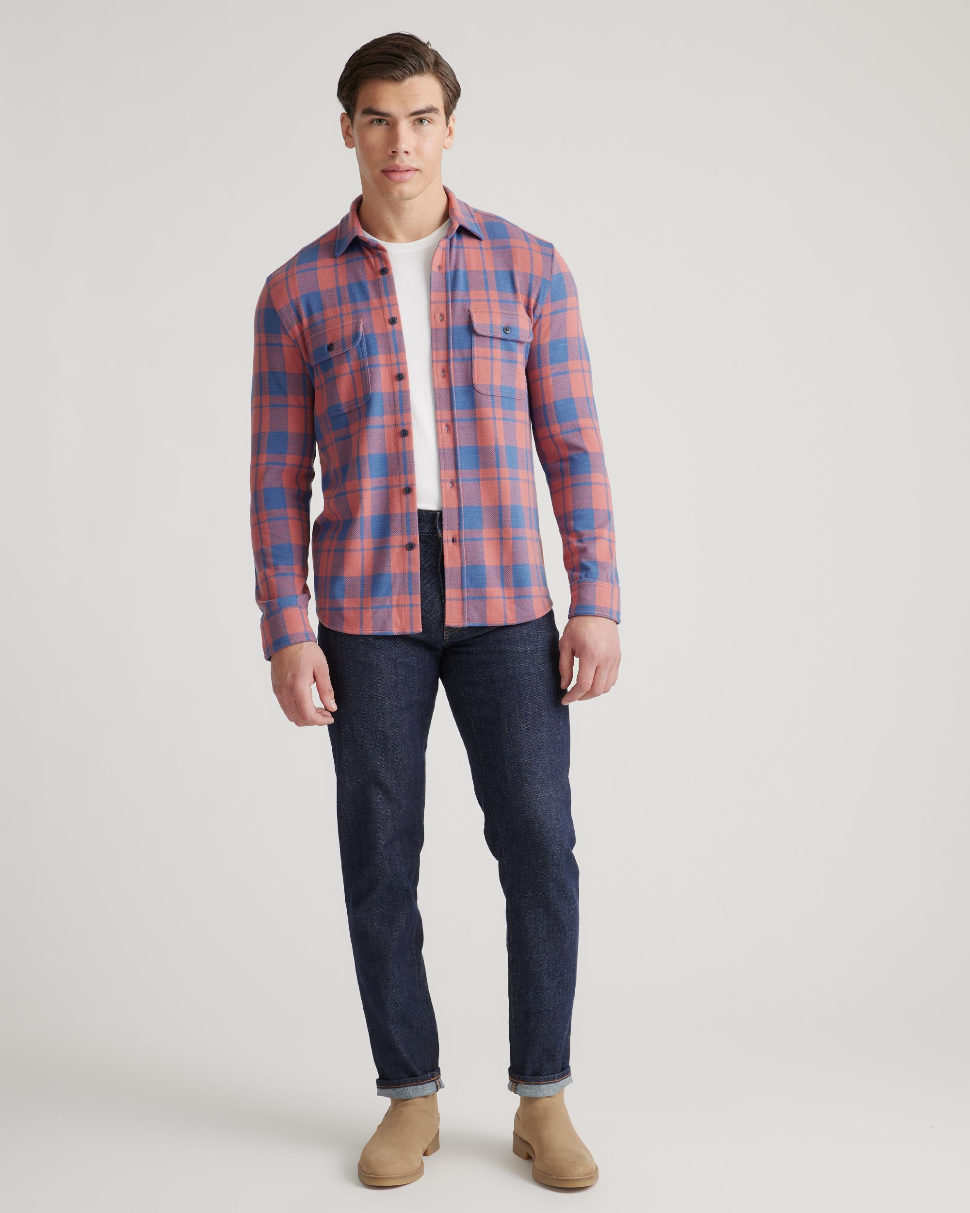 Quince | Men's Stretch Sweater Fleece Shirt Size XL, Recycled Polyester Product Image