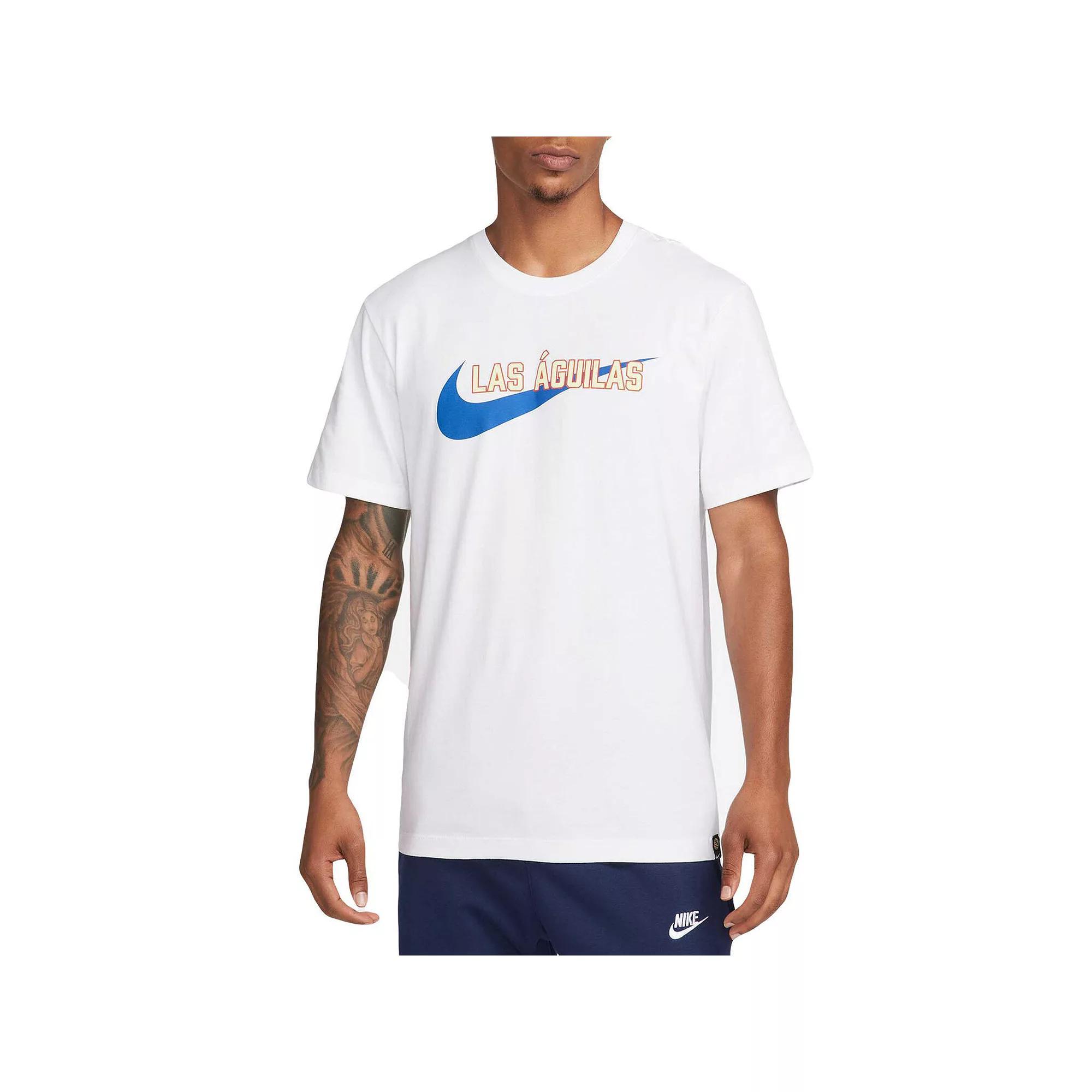 Mens Nike White Club America Swoosh T-Shirt Product Image