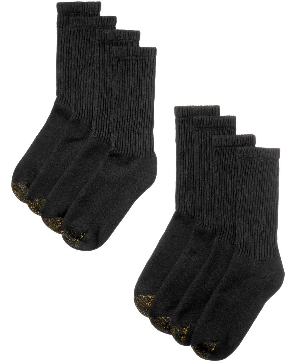 Mens 8-Pack Athletic Crew Socks Product Image