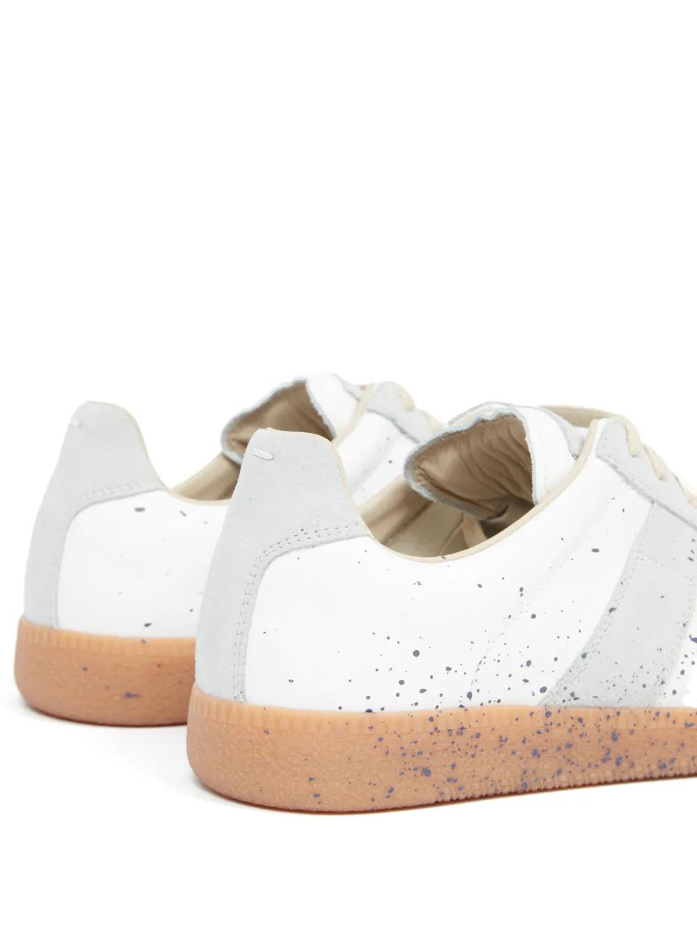 Replica Paint leather sneakers Product Image