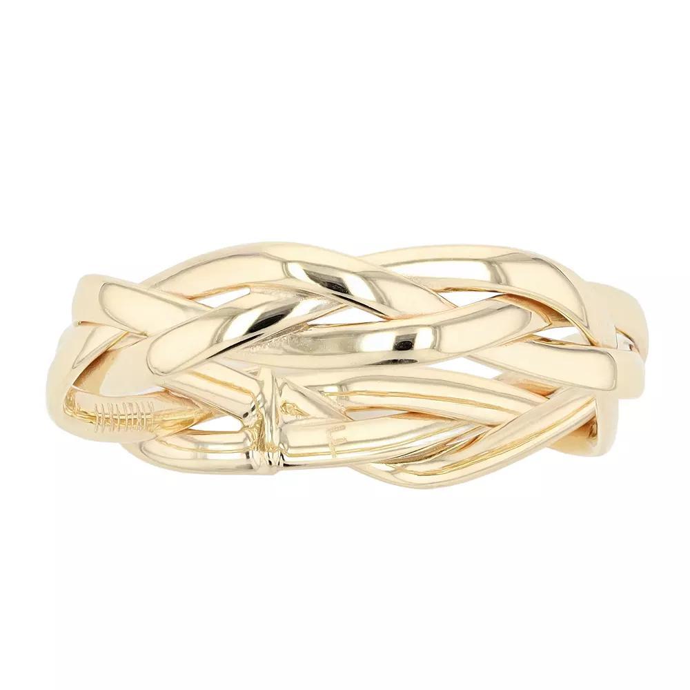 Au Naturale 14k Yellow Gold 5.3mm Braided Ring, Women's, Size: 6, 14k Gold Product Image
