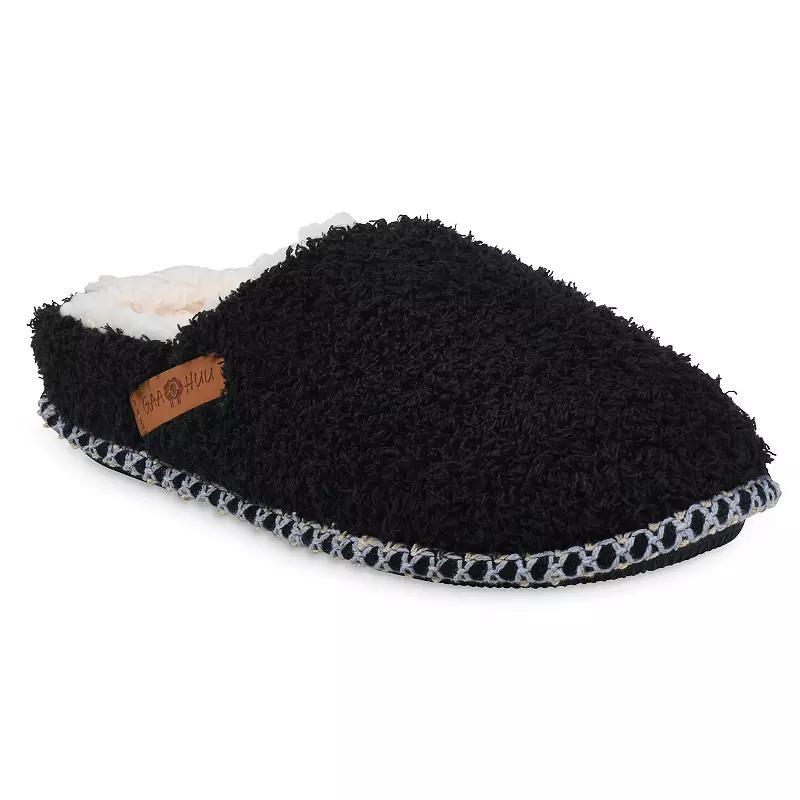 GaaHuu® Cozee Fleece Clog Women's Slippers, Size: Medium, Black Product Image