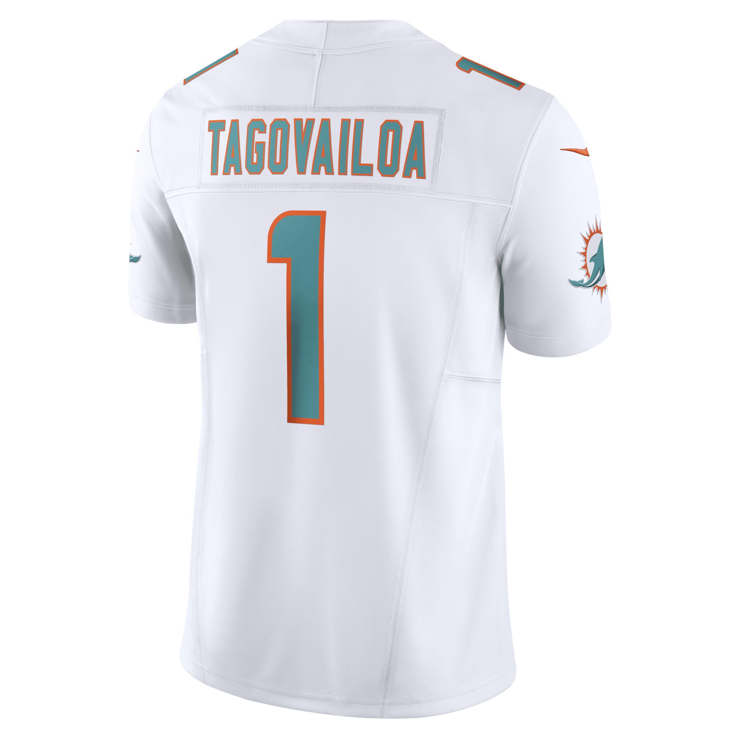Men's Nike Tua Tagovailoa White Miami Dolphins Vapor F.U.S.E. Limited Jersey, Size: XL Product Image