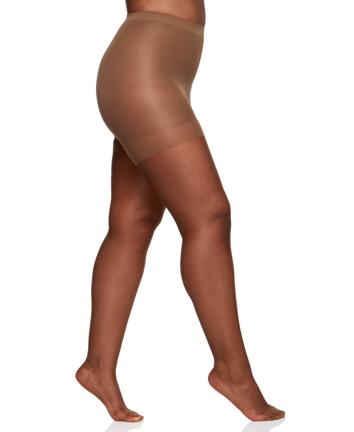 Berkshire Womens Plus Size Ultra Sheer Control Top Pantyhose, 4411 Product Image