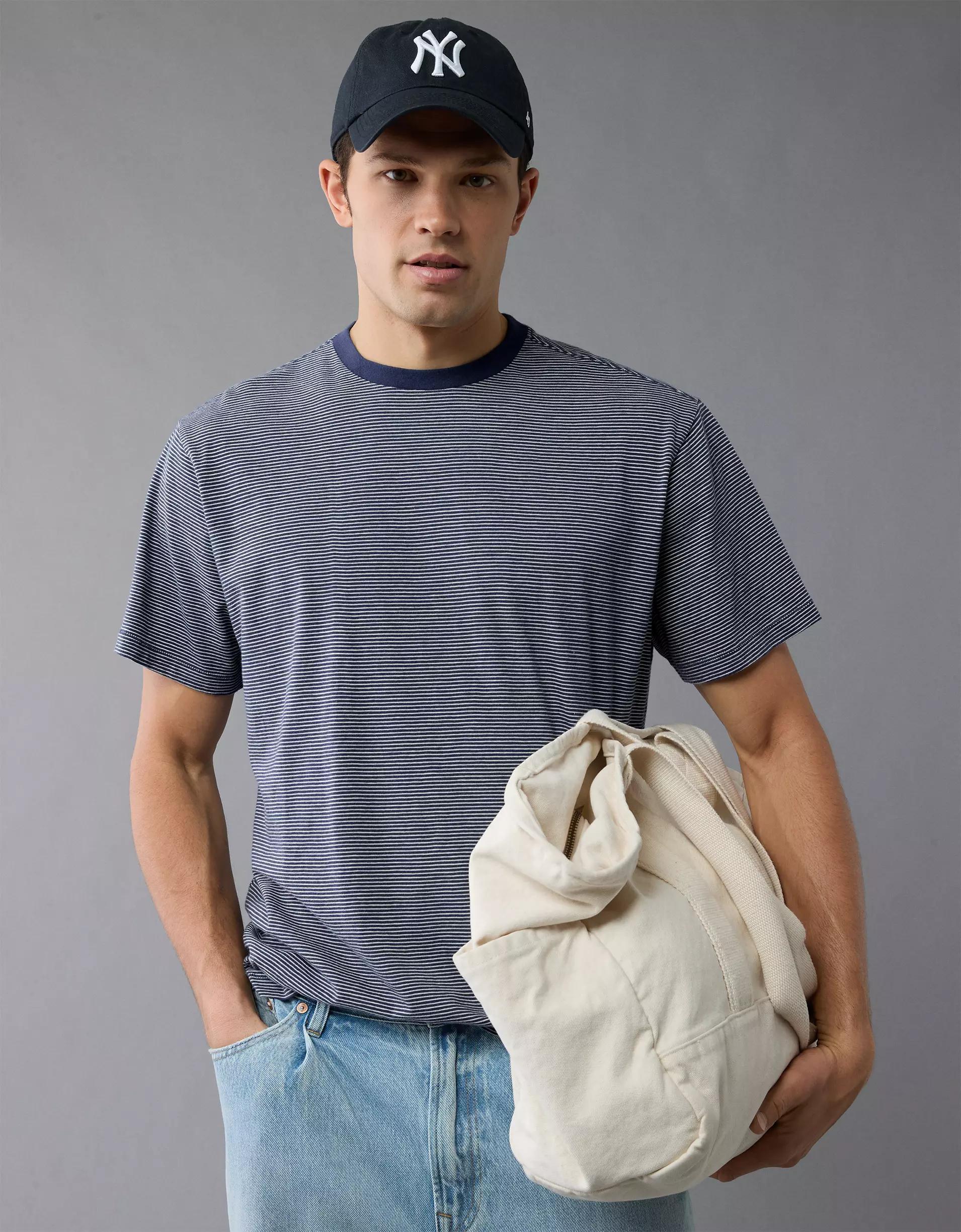 AE Striped Slub T-Shirt Product Image