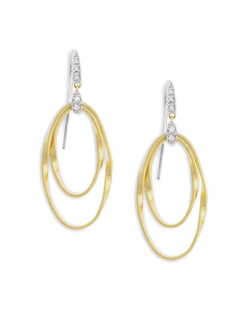 Womens Marrakech Onde 18K Yellow Gold & Diamond Coil Drop Earrings Product Image