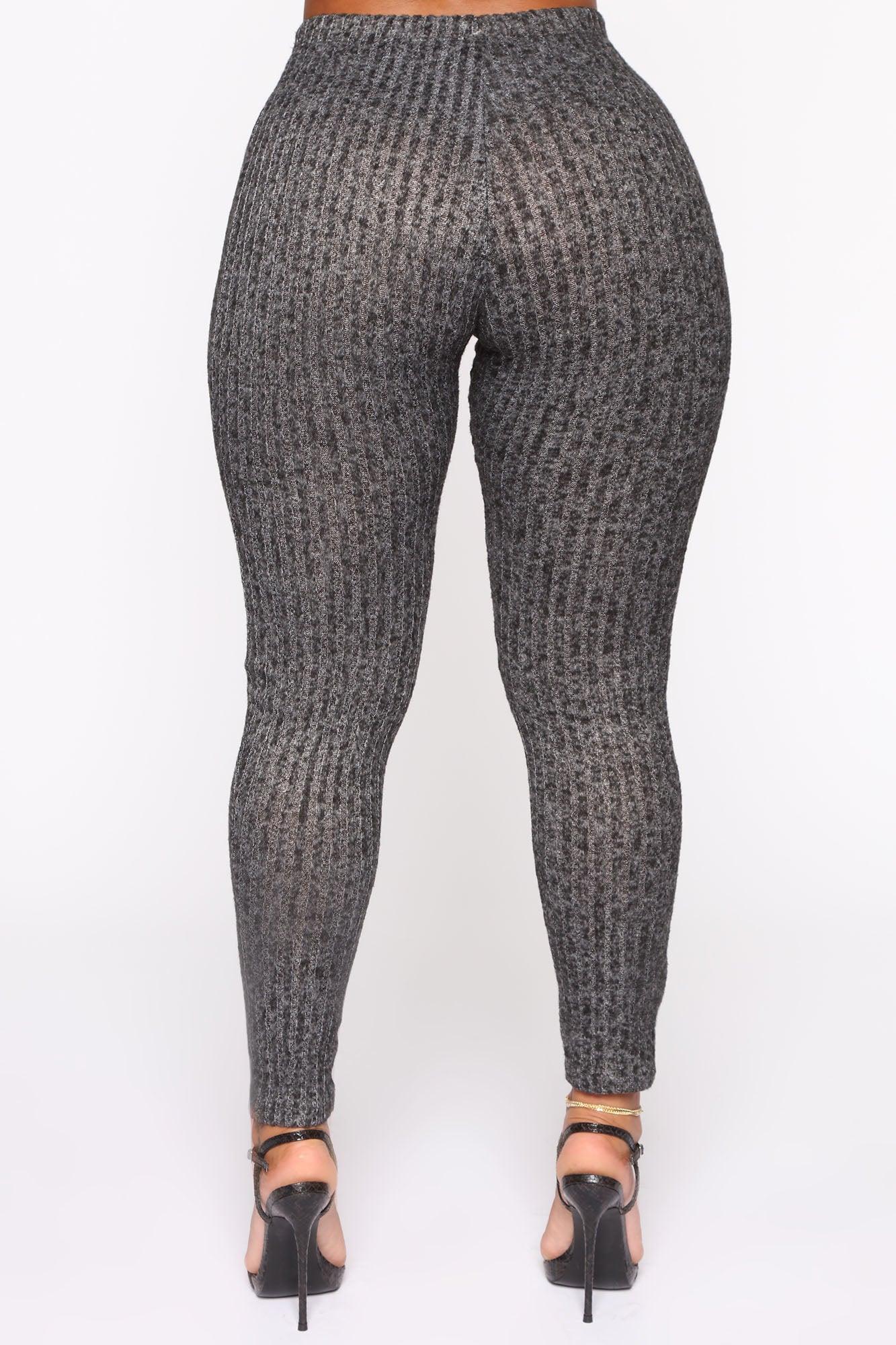 Feeling The Chill Sweater Set - Charcoal Female Product Image