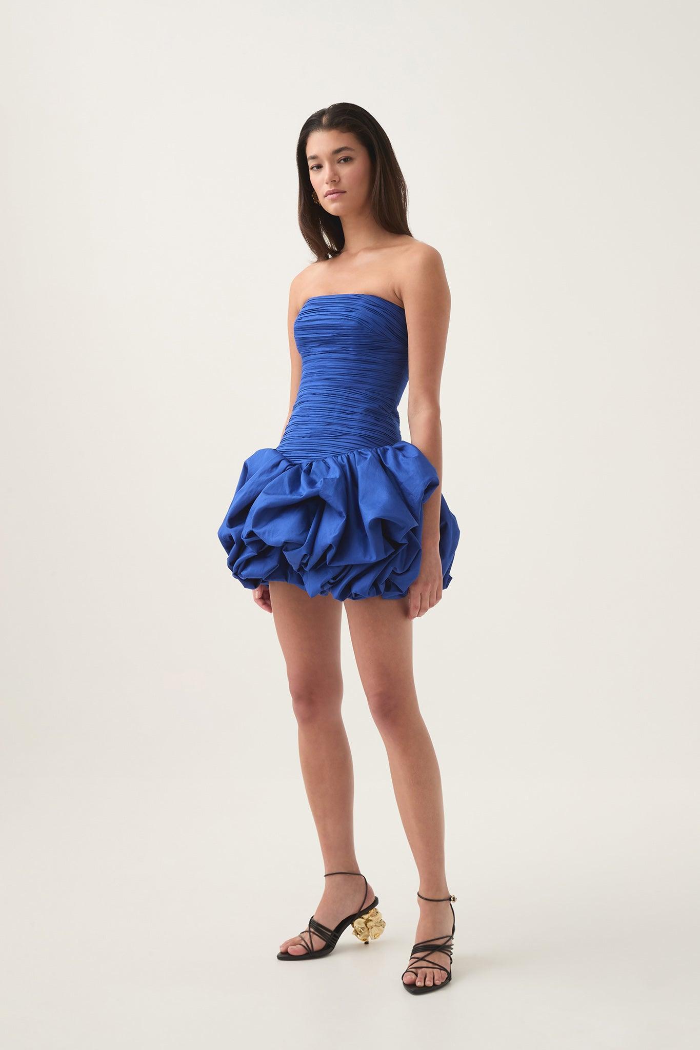 Violette Bubble Hem Mini Dress Product Image