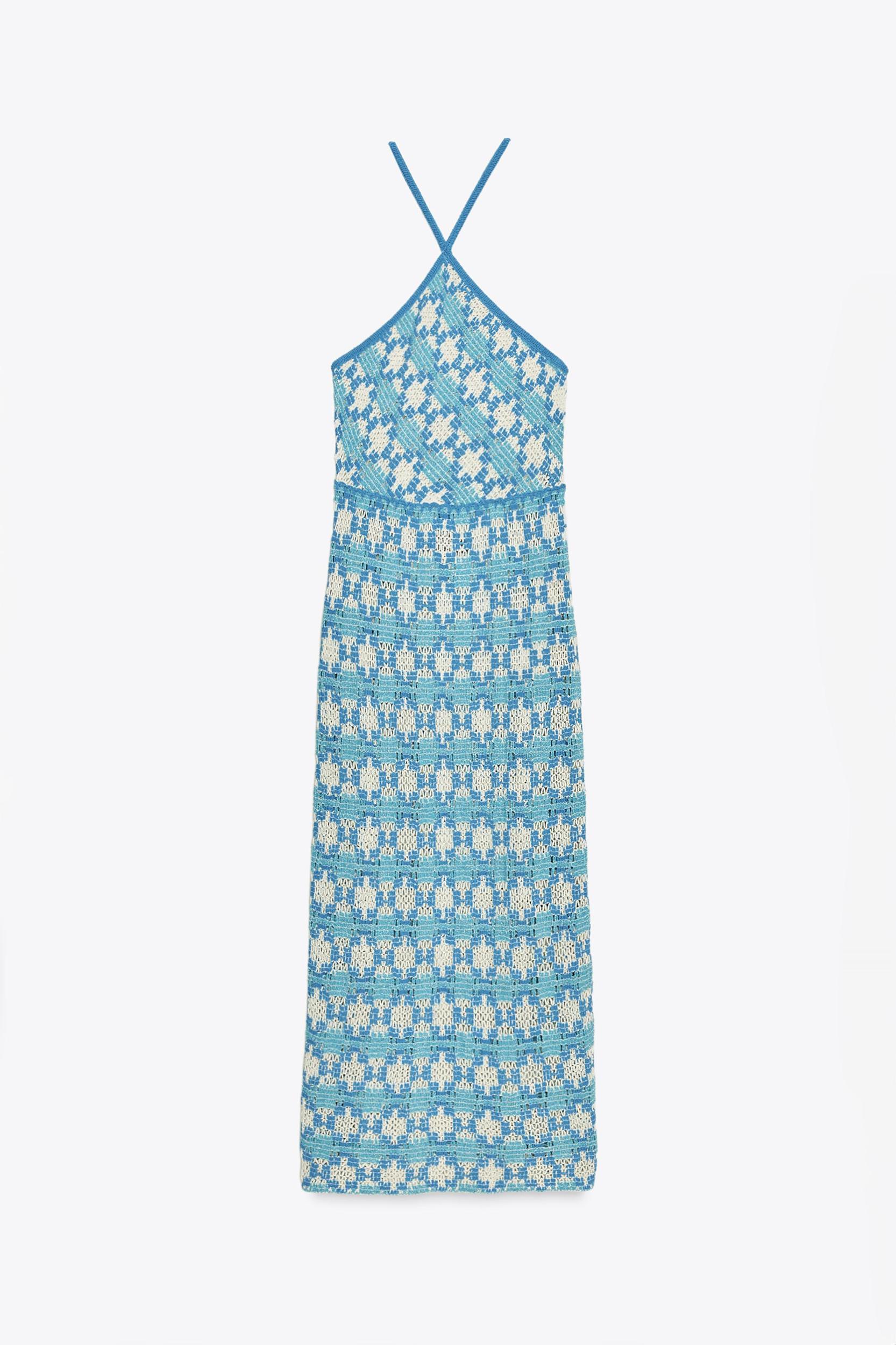KNIT HALTER DRESS Product Image