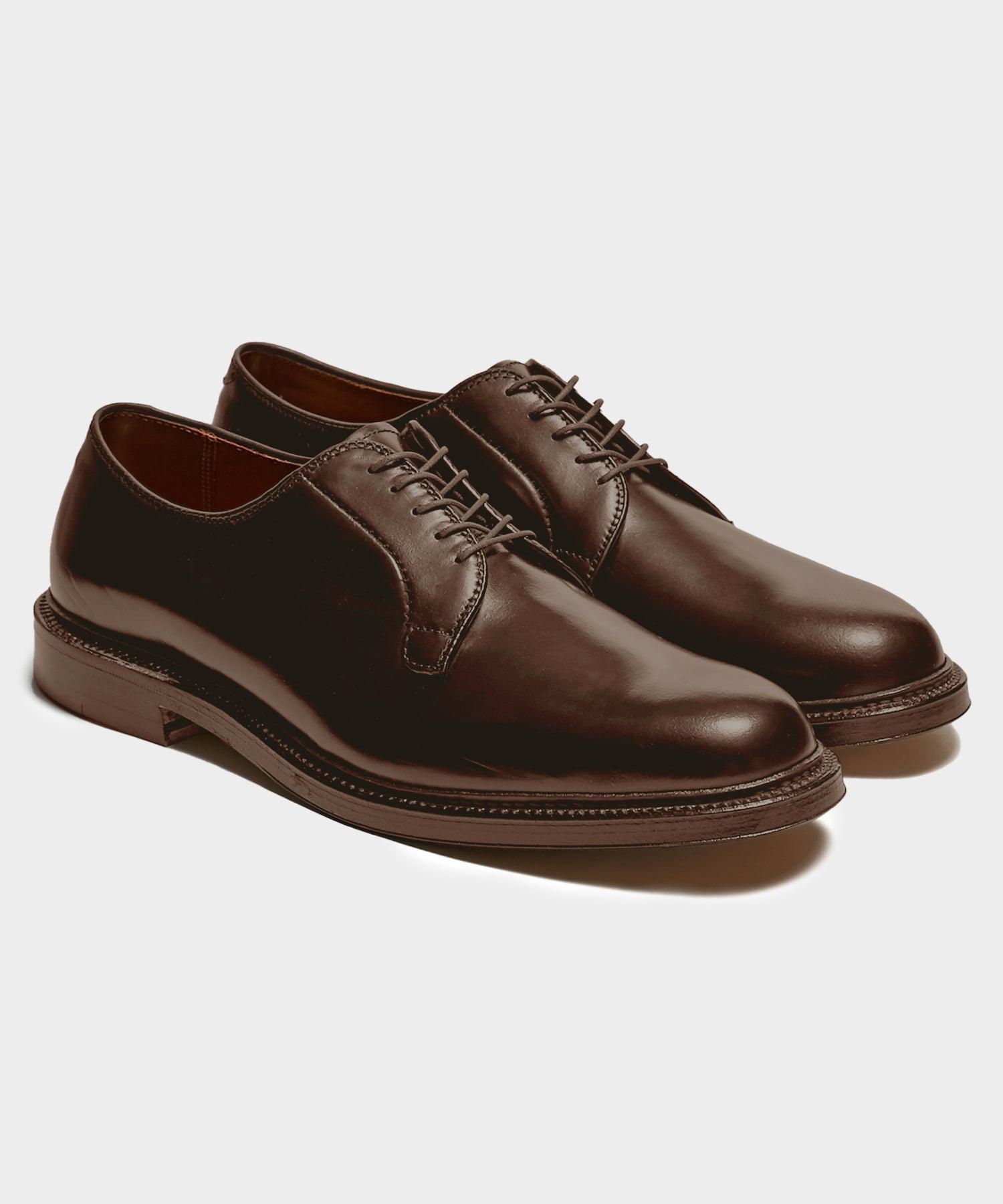 Alden Plain Toe Blucher Color 8 Shell Cordovan Product Image