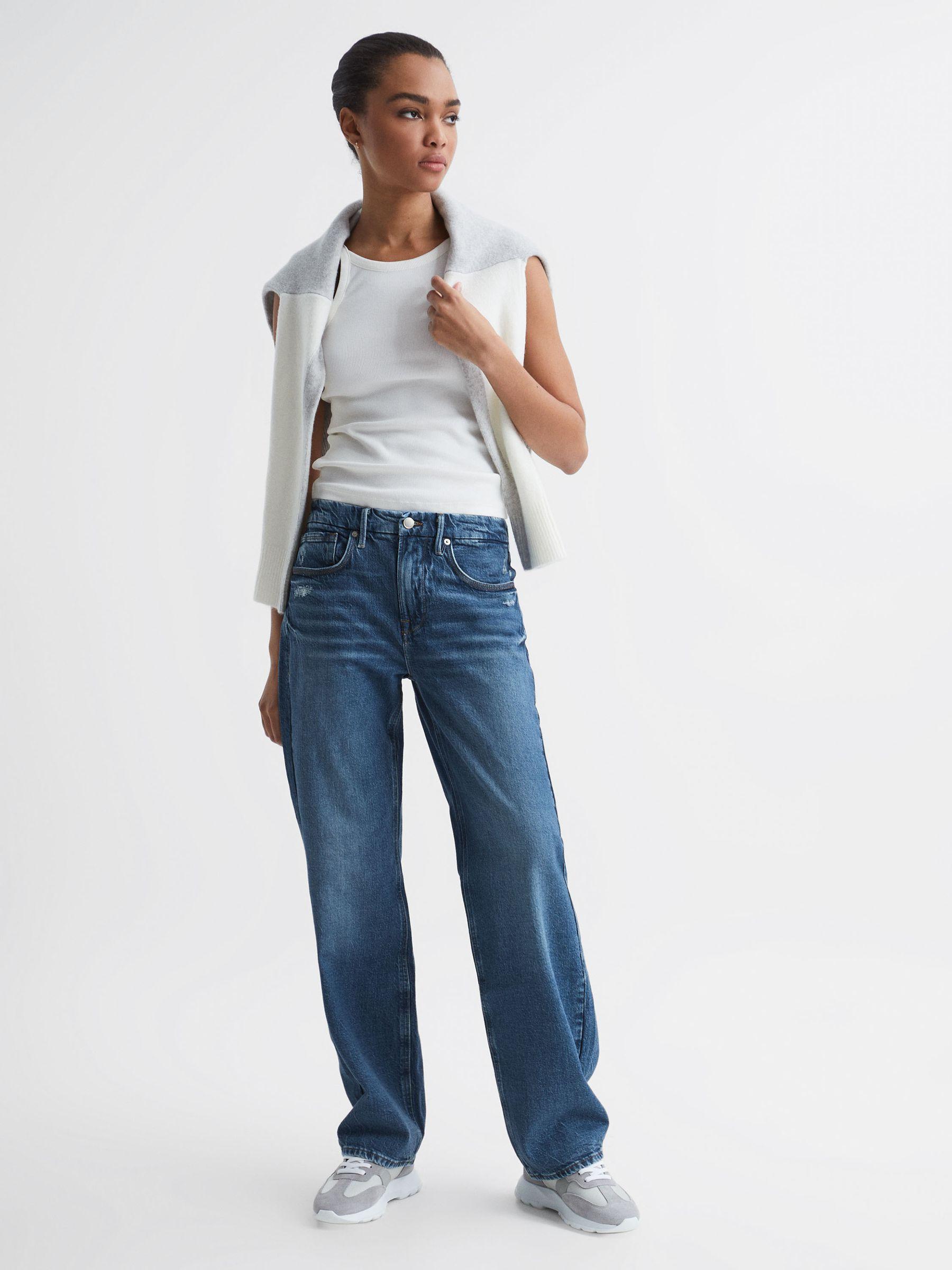 Good American 90s Fit Jeans in Mid Blue Product Image