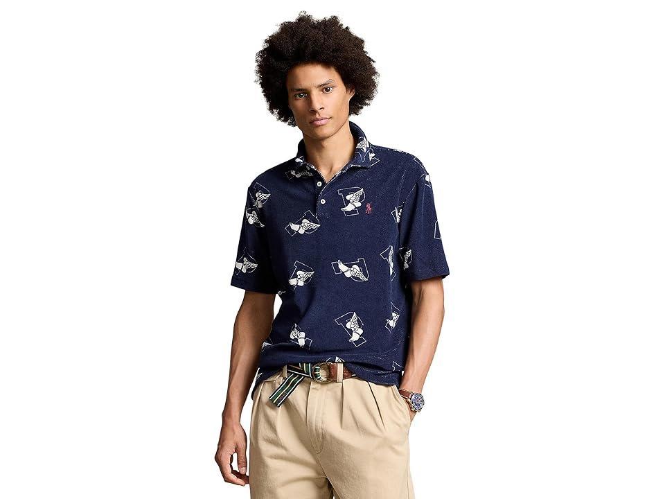 Mens P-Wing Terrycloth Polo Shirt Product Image