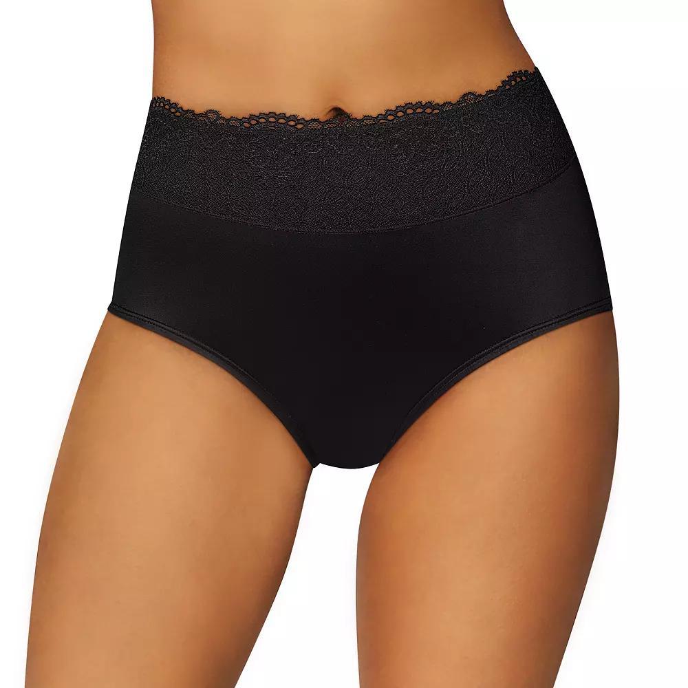 Bali Passion For Comfort Brief Underwear DFPC61, Women's, Black Lace Product Image