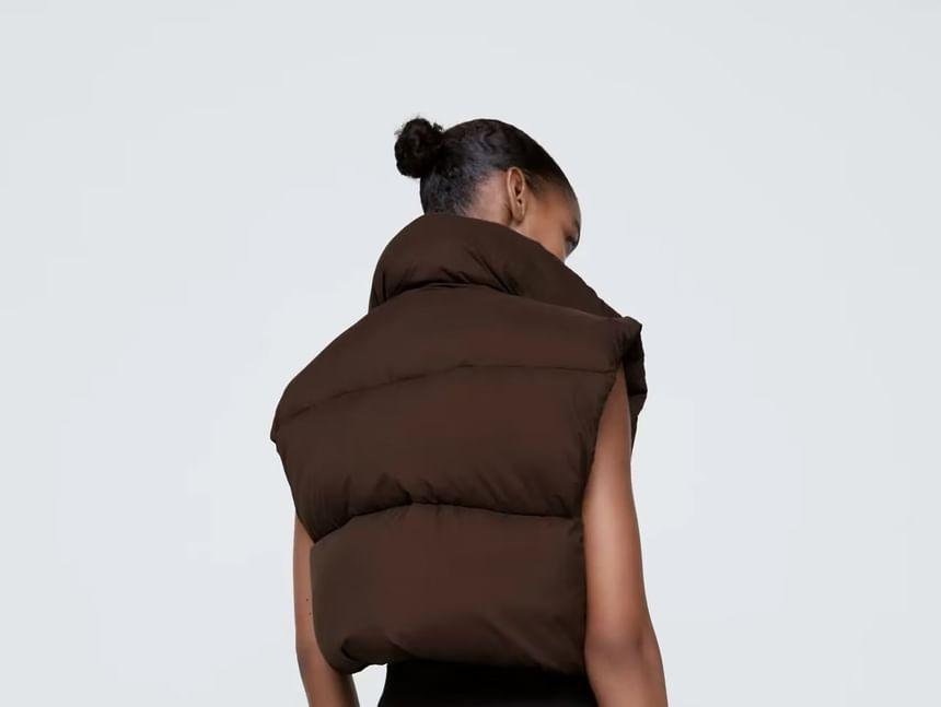 Plain Padded Zip Vest Product Image