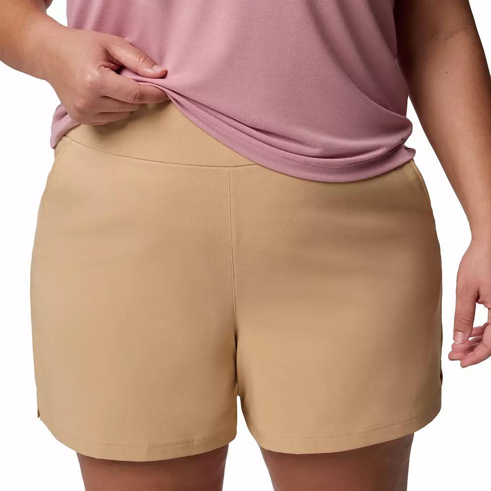 Plus Size Columbia All Seasons Shorts, Women's, Size: 2XL, Black Product Image
