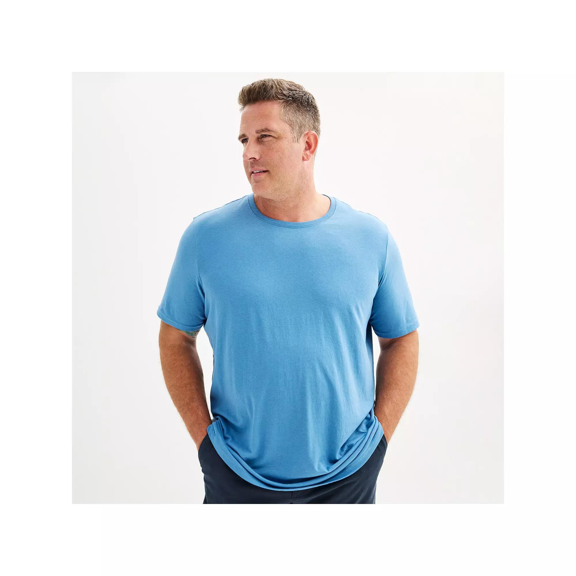 Big & Tall Sonoma Goods For Life® Short Sleeve Crewneck T-Shirt, Men's, Size: Medium Tall, Dark Product Image