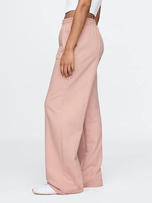 Heavyweight French Terry Seamed Wide-Leg Sweatpants Product Image