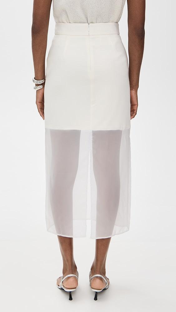 Pixie Market Skirt with Mesh Sheer Bottoms | Shopbop Product Image