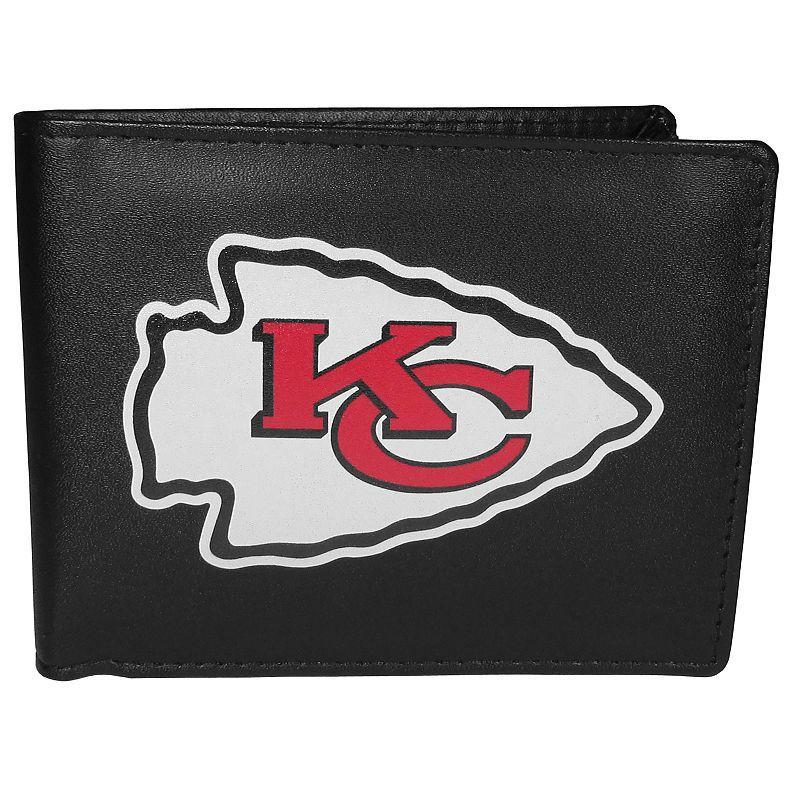 Men's Kansas City Chiefs Leather Bi-Fold Wallet, Team Product Image