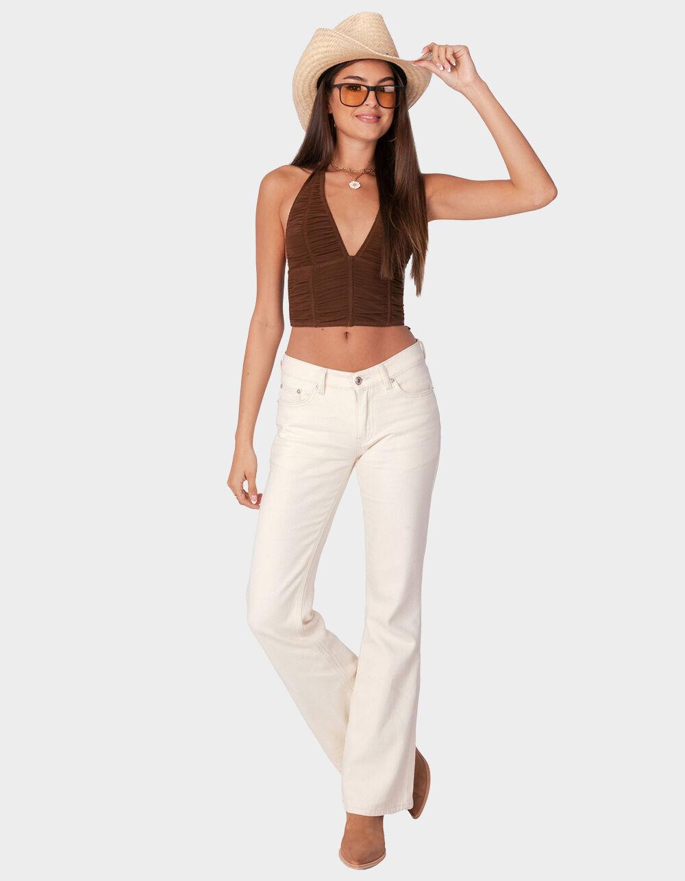 EDIKTED Jayda Low Rise Jeans Product Image