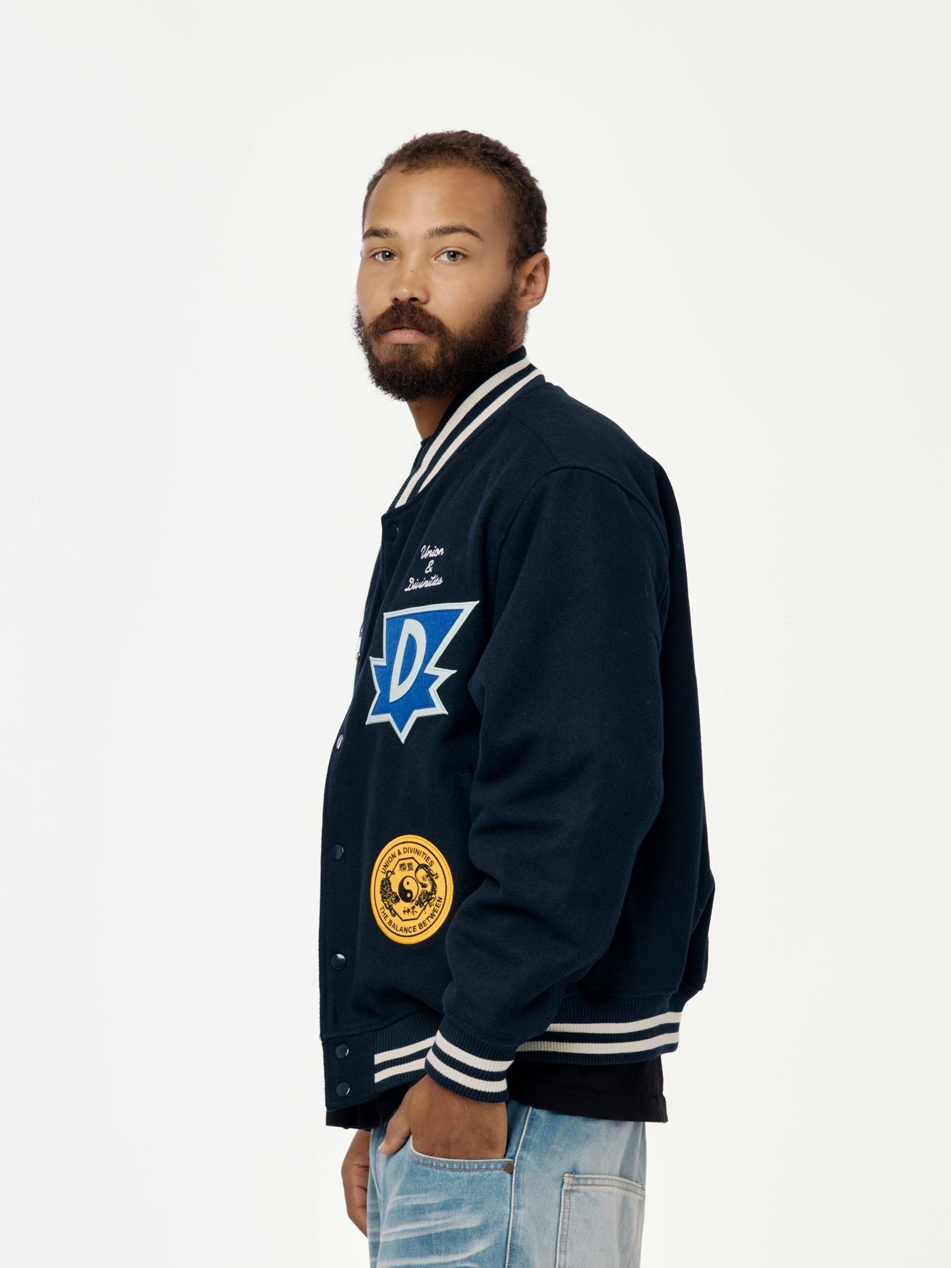 Divinities x Union Varsity Jacket (Navy) Product Image