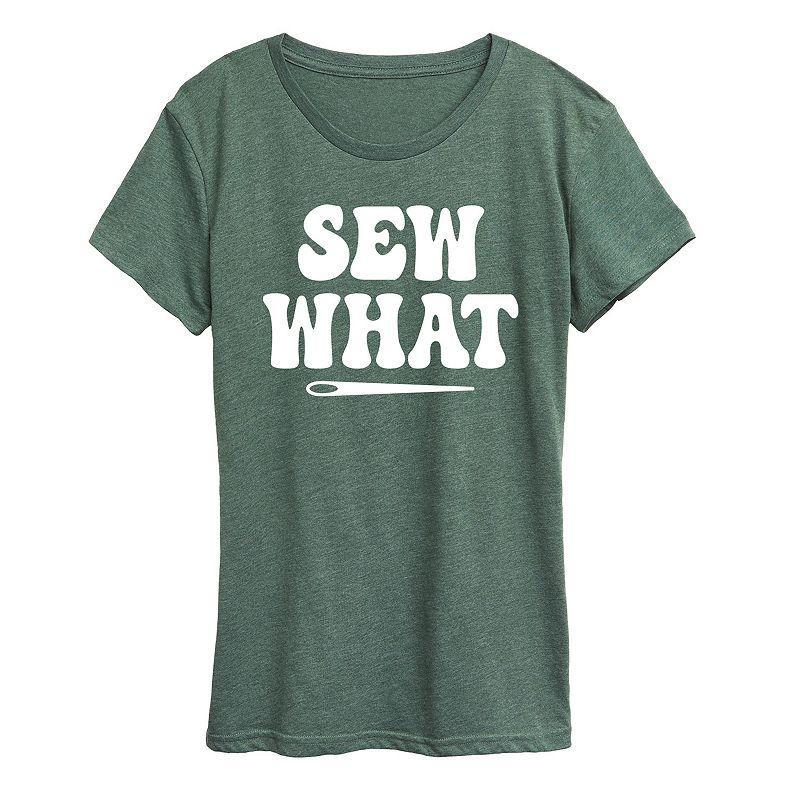 Womens Team Ginger Graphic Tee Grey Green Product Image