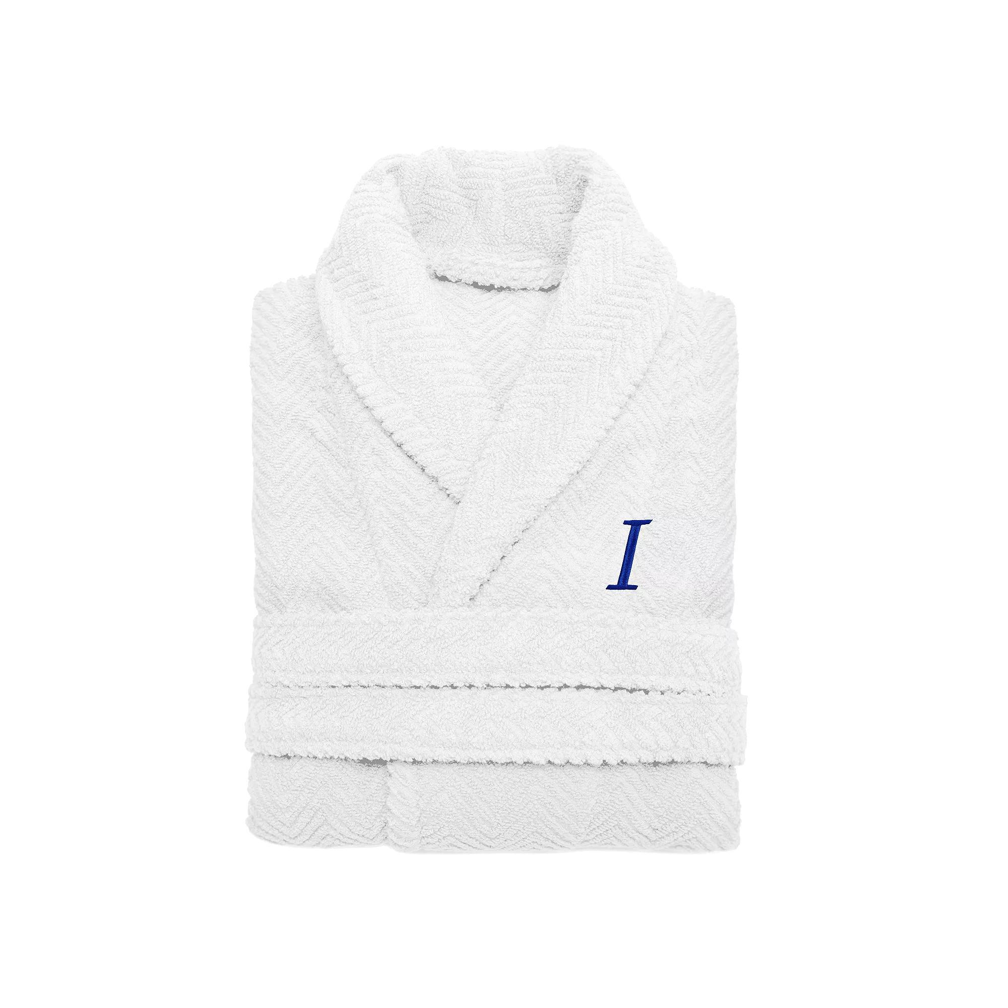 Linum Home Textiles Turkish Cotton Personalized Herringbone Weave Bathrobe, Womens Product Image