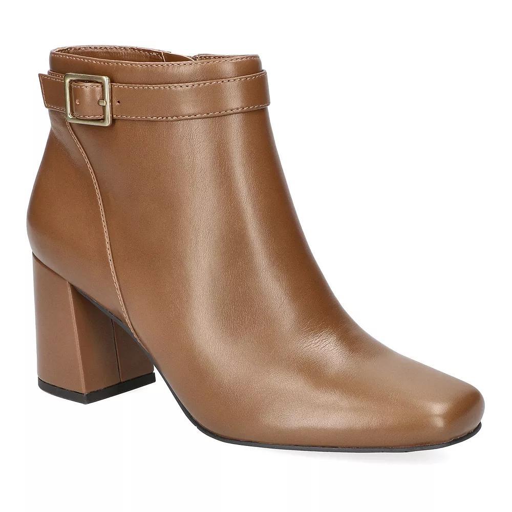 Easy Street Winnipeg Women's Block Heel Ankle Boots, Size: 10, Red Product Image