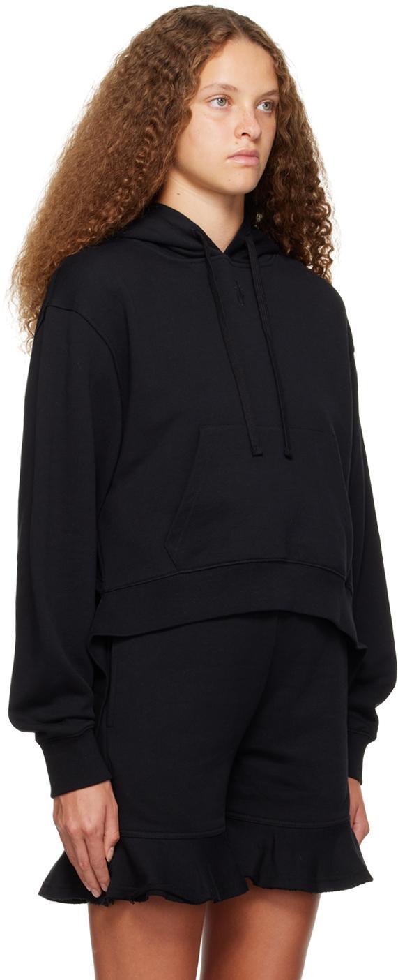 JW ANDERSON Black Deconstructed Hoodie Product Image