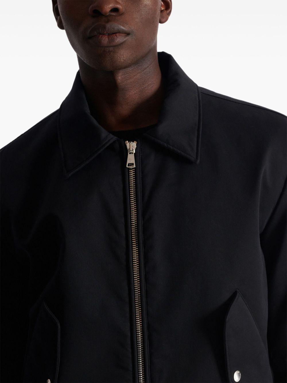 logo-embroidered bomber jacket Product Image