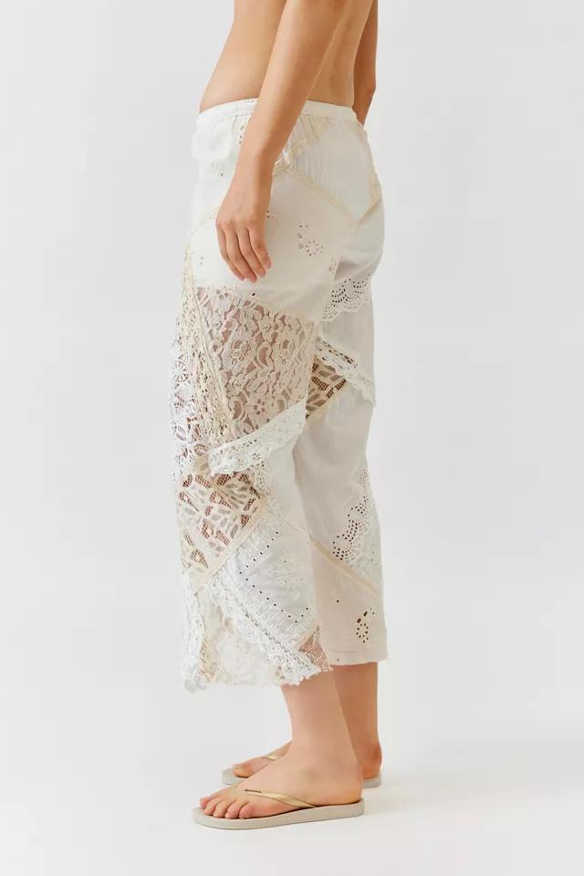 Kimchi Blue Heather Embroidered Lace Pull-On Pant Womens at Urban Outfitters Product Image