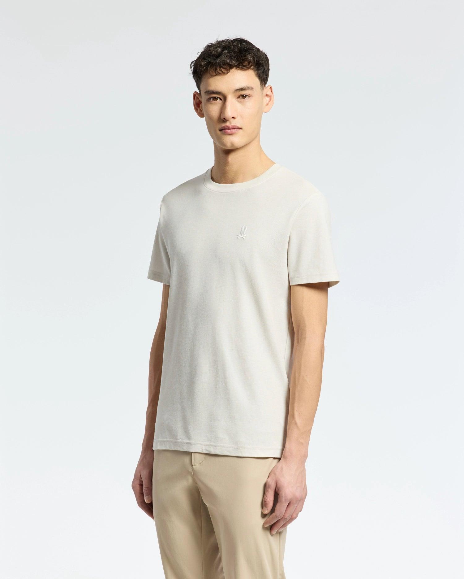 Men's Taylor Pique Tee 104 NATURAL LINEN / L Product Image