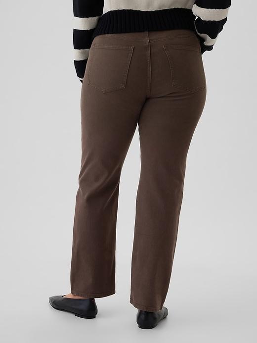 High Rise Studded &apos;90s Straight Jeans Product Image
