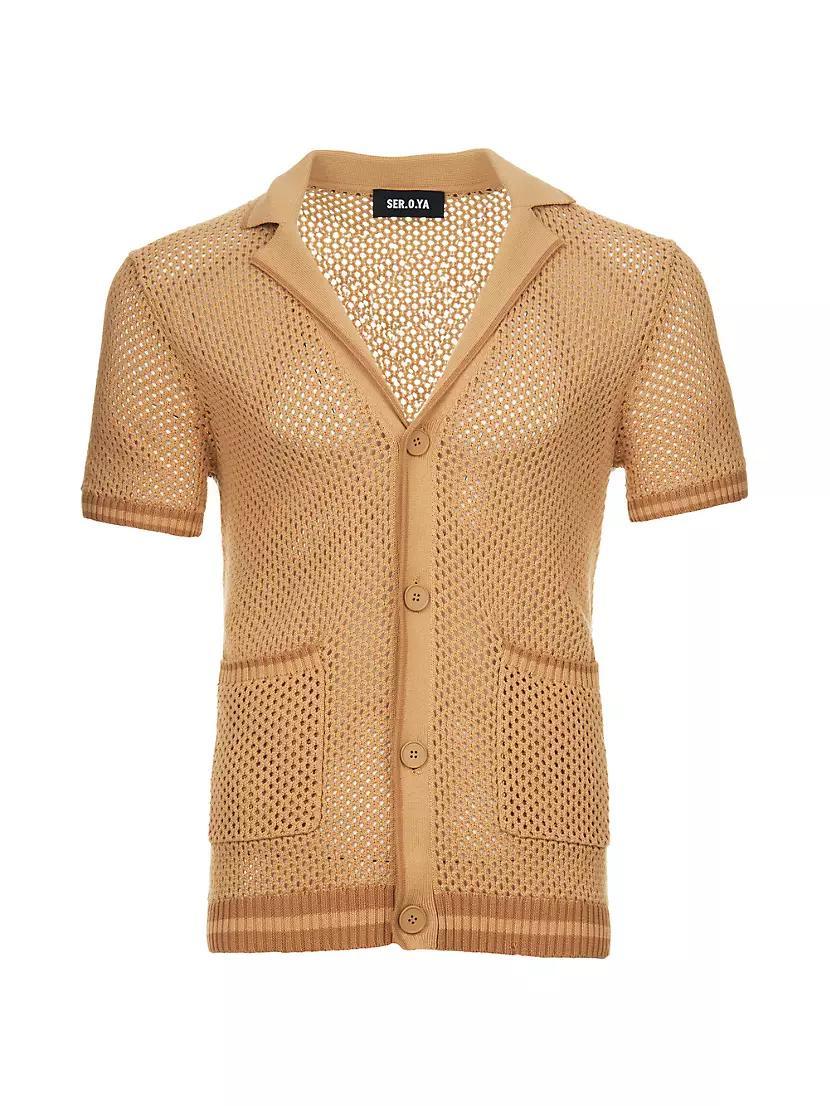 Michael Crochet Cardigan Product Image