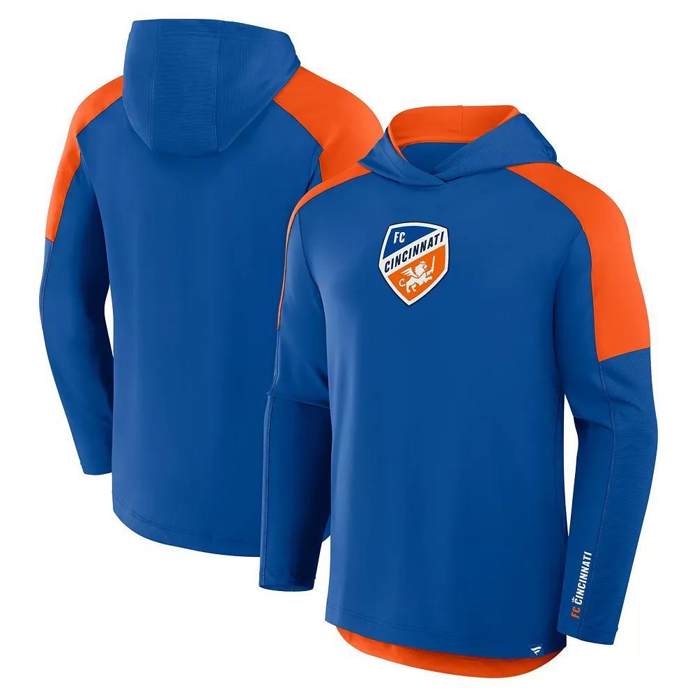 Men's Fanatics Blue FC Cincinnati Red Card Transitional Pullover Hoodie, Size: Small, Fcc Blue Product Image