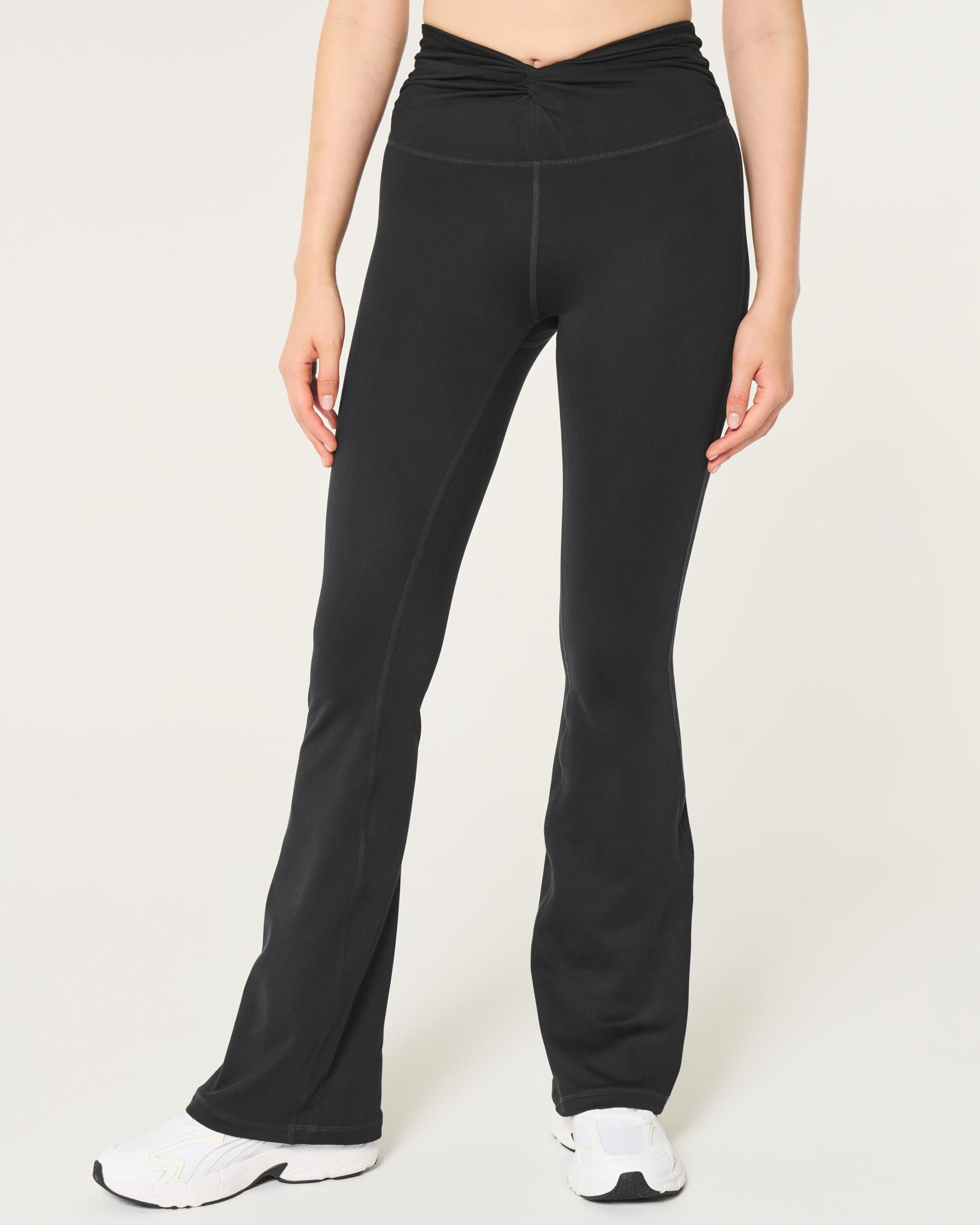 Gilly Hicks Active Recharge Twist-Front Flare Leggings Product Image