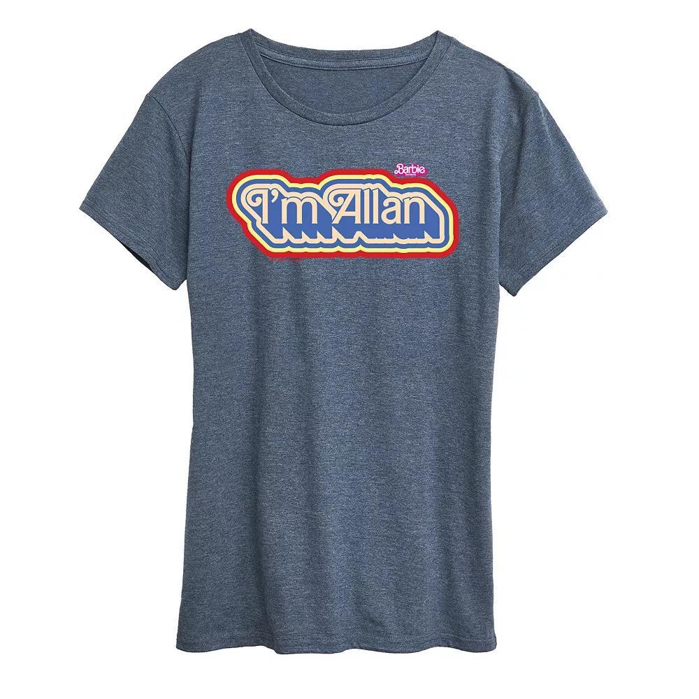 Womens I Speak Toddler Graphic Tee, Toddler Girls Grey Blue Product Image