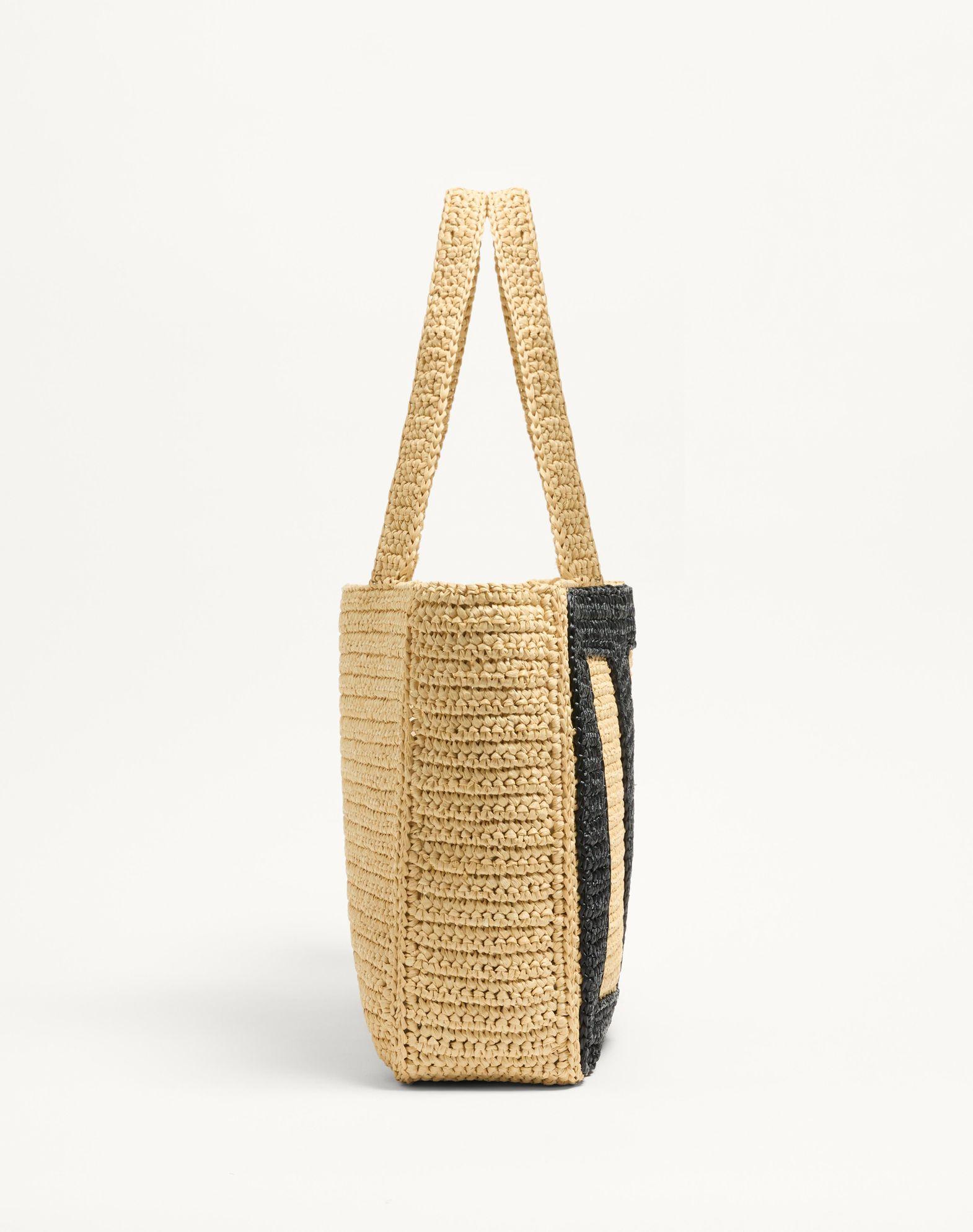 Valentino Garavani Viva Superstar Large Raffia Shopping Bag Product Image