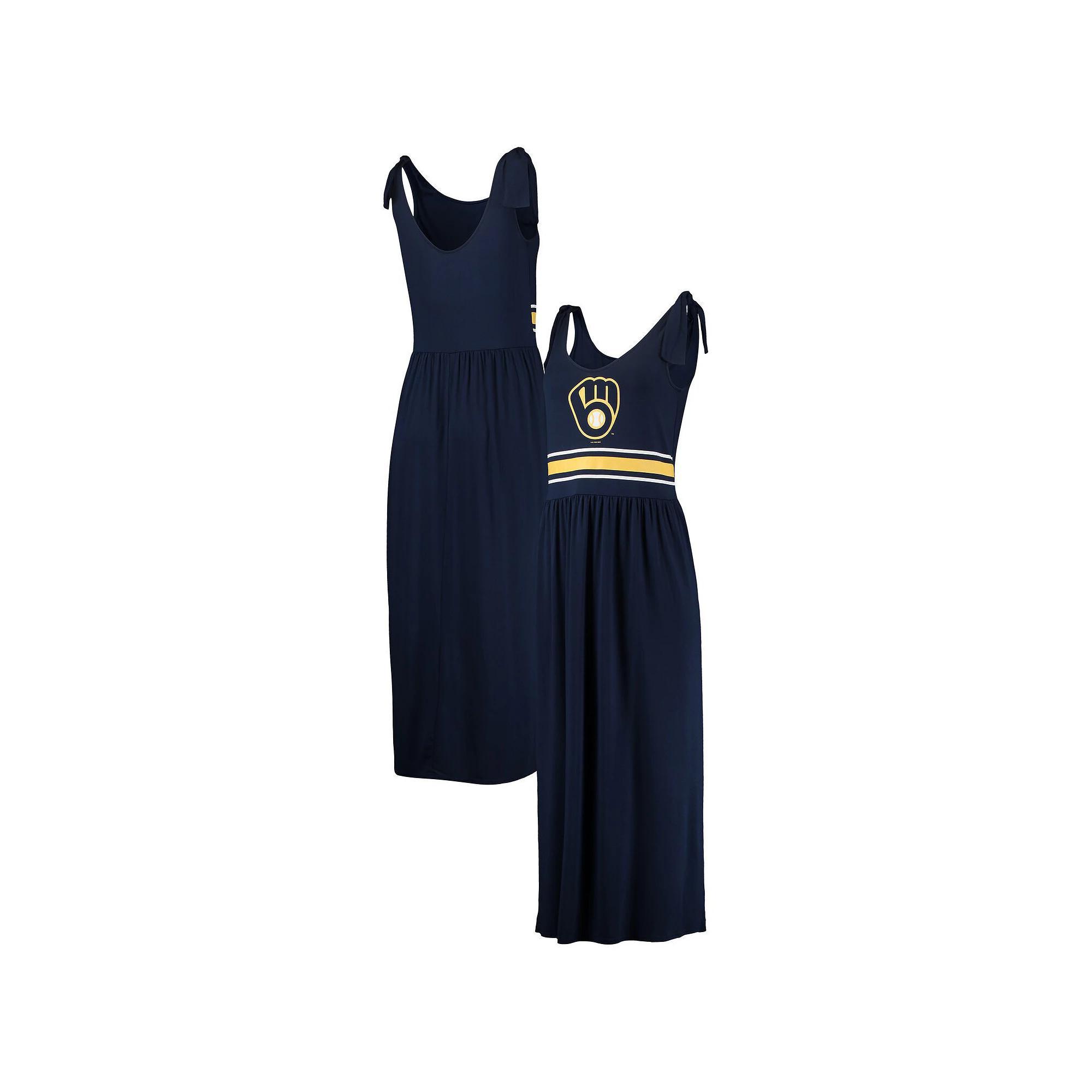 Women's G-III 4Her by Carl Banks Black San Francisco Giants Game Over Maxi Dress, Size: Large Product Image
