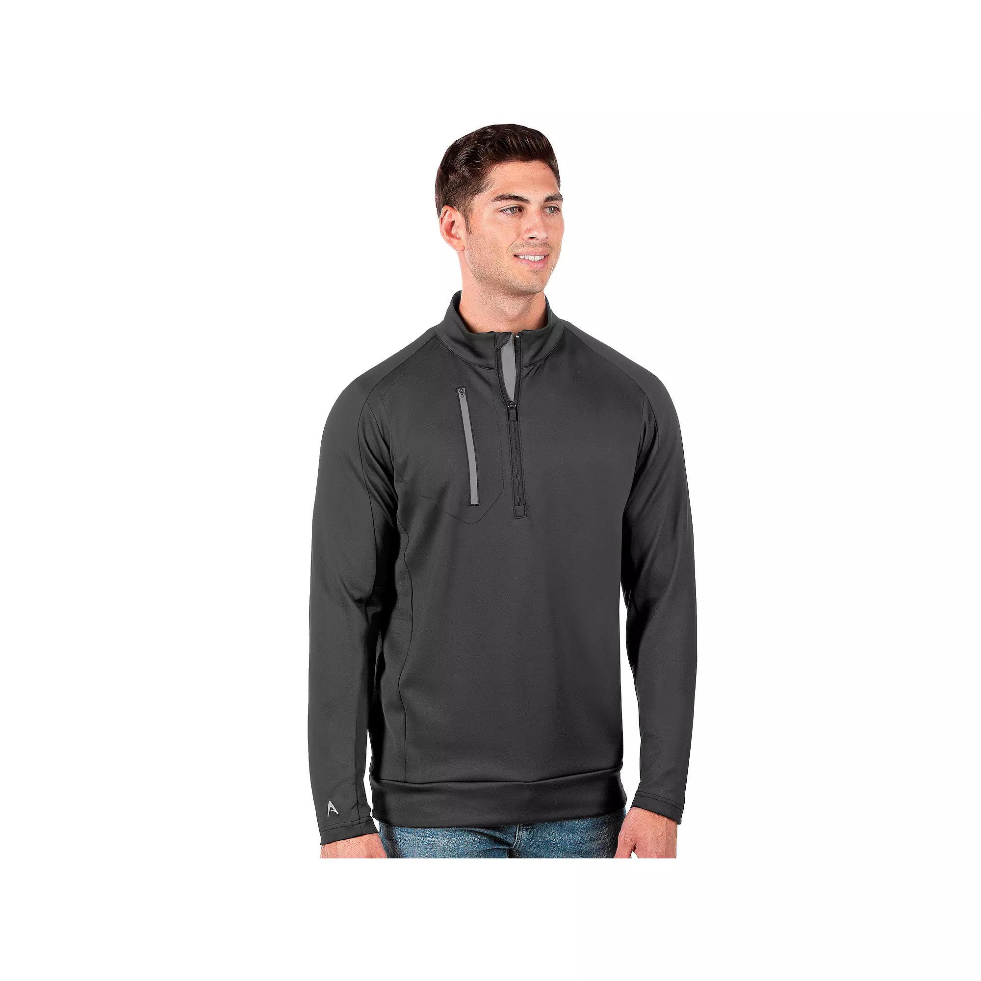 Mens Antigua Generation 1/2 Zip Pullover, Men's, Size: Large, Green Product Image