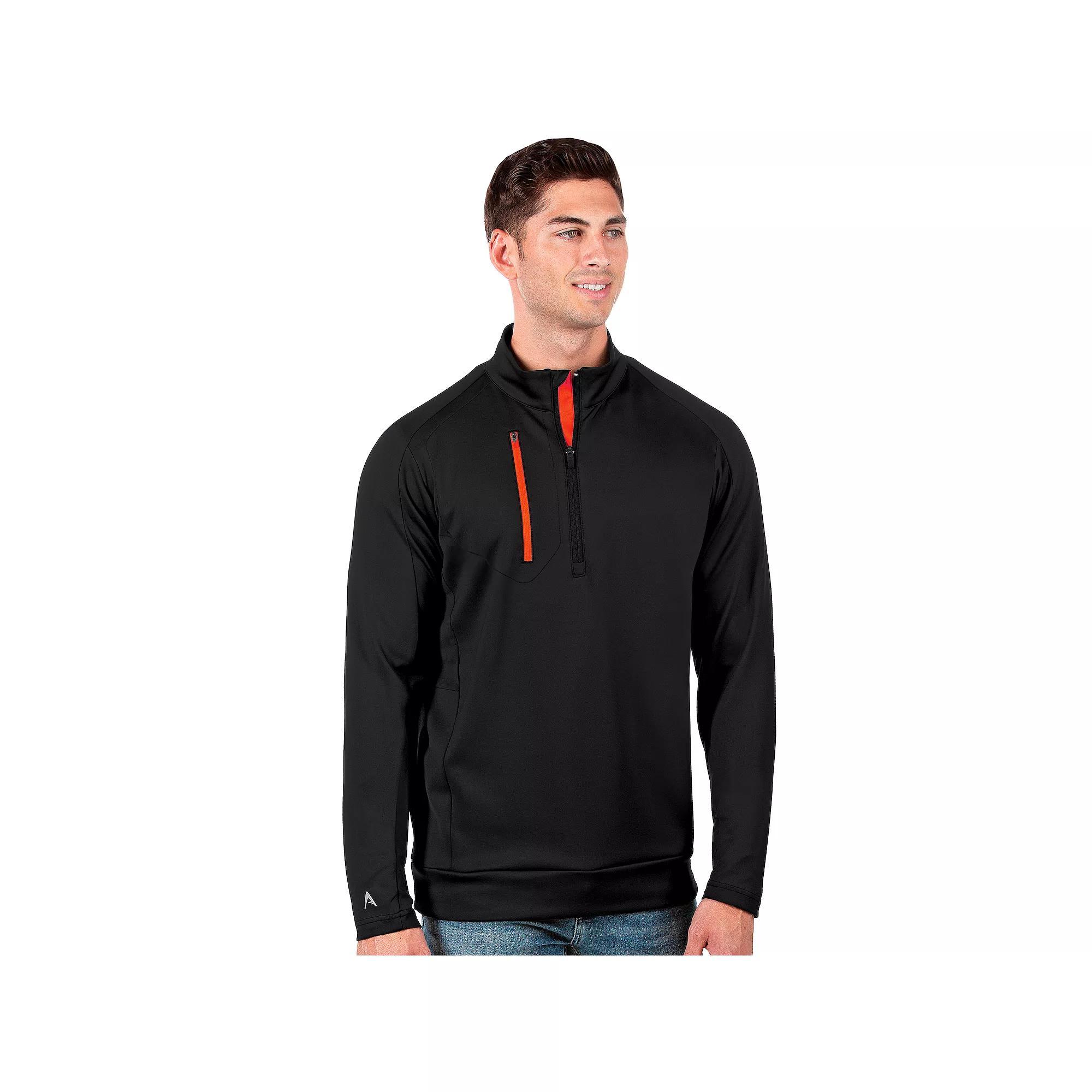 Mens Antigua Generation 1/2 Zip Pullover, Men's, Size: Large, Green Product Image