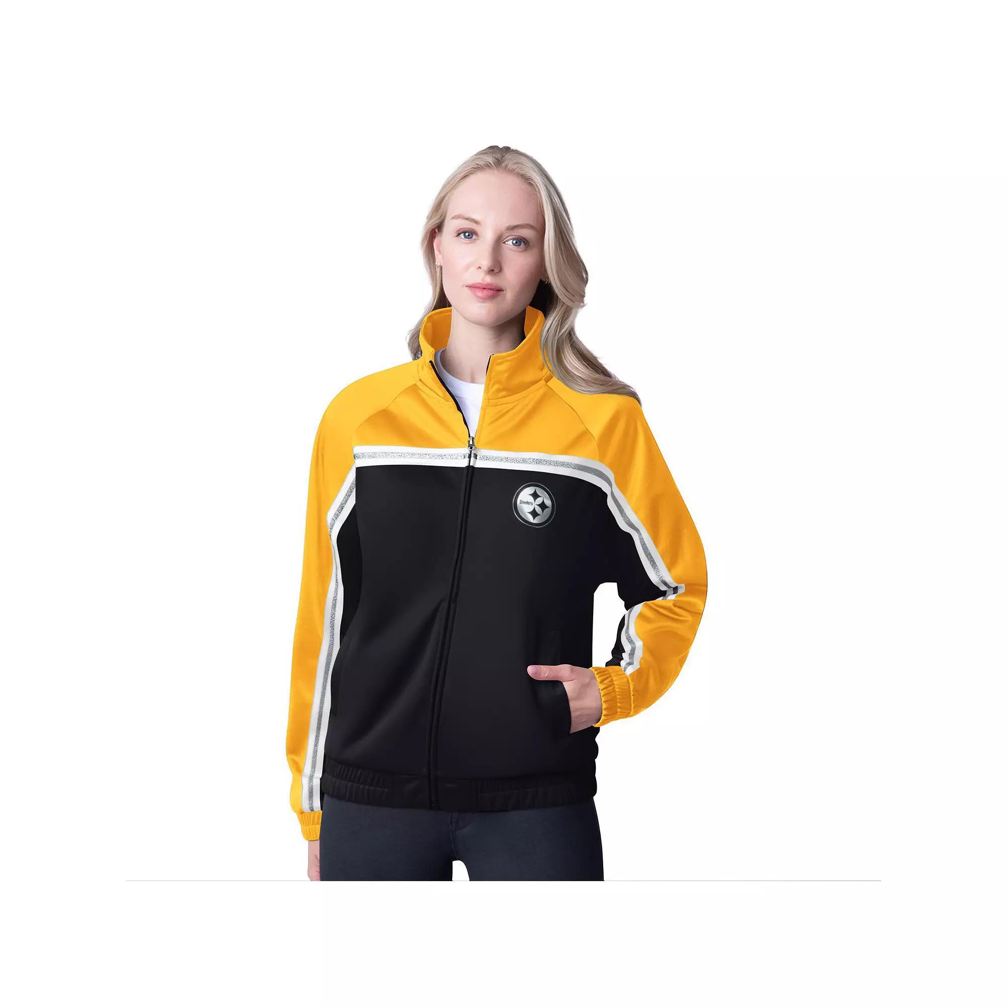 Womens G-III 4Her by Carl Banks Pittsburgh Steelers Post Game Full-Zip Track Jacket Product Image